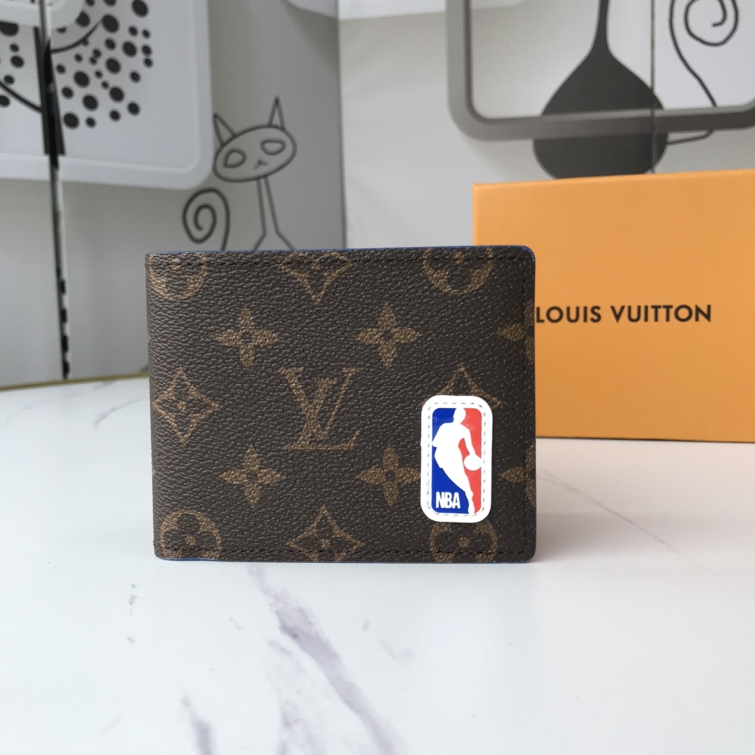 LOUIS VUITTON × NBA モノグラム ポルトフォイユ・ミュルティプル M80105 スーパーコピー