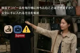 韓国コピー品の持ち帰り・郵送｜飛行機と税関の確認ポイント