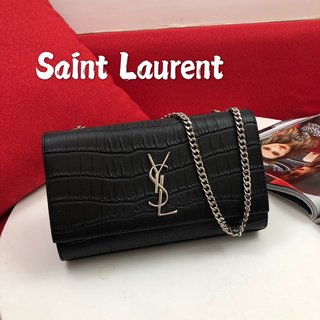 Saint Laurent Paris YSLサンローランの定番は輸入の掌紋牛皮 ワニ紋で作られており サンローラン バッグ 人気 コピー