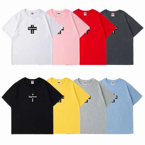 ユニセックス シュプリーム tシャツ コピー おしゃれ ベーシック ロゴ カジュアル ゆったり クルーネック 半袖 人気