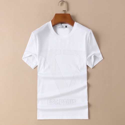 上品 着心地抜群 クルーネック シルケット コットン ヴァレンティノ Tシャツ コピー メンズ 定番 半袖 トップス