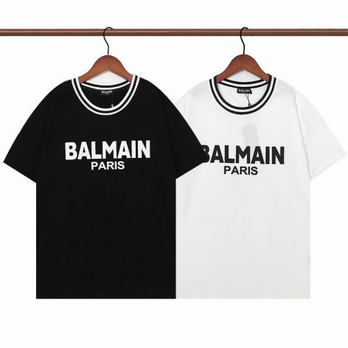 おしゃれ カジュアル クルーネック 春夏 定番 バルマン Tシャツ コピー 半袖 トップス