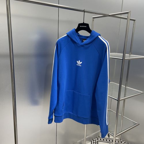 ユニセックス BALENCIAGA ×ADIDAS オーバーサイズ フーディ バレンシアガ パーカー コピー ブルー