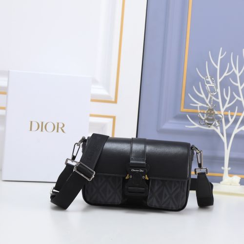 DIOR HIT THE ROAD バッグ CD Diamond キャンバス & スムースカーフスキン クリスチャン・ディオール バッグ コピー 