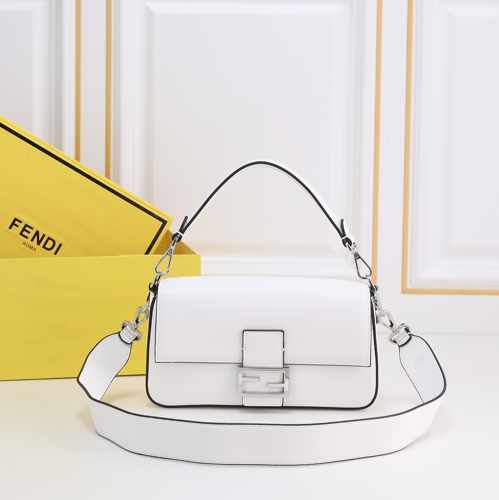 Fendi X Tiffany&Co 限定コラボ バケット フェンディ バッグ 人気 コピー ショルダーバッグ ホワイト