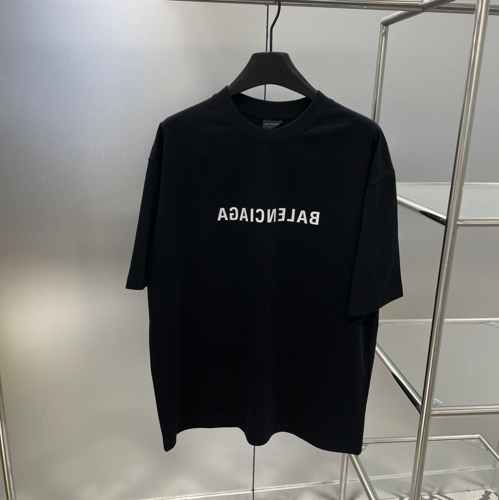 シンプル MIRROR ロゴ 半袖Tシャツ バレンシアガ Tシャツ コピー ユニセックス ファッション