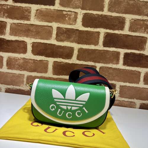 ADIDAS X GUCCI ミニバッグ グッチ バッグ コピー ショルダーバッグ グリーン