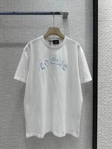 ユニセックス シンプル バブル Tシャツ ロエベ Tシャツ コピー コットン