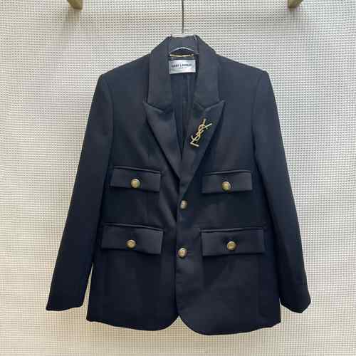 YSL イヴ・サンローラン シングルブレスト ジャケット コピー レディース