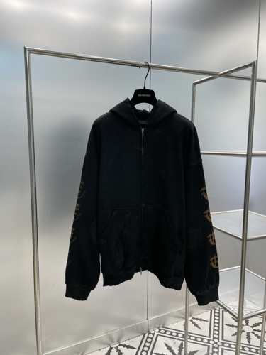 大人気 バレンシアガ HEAVY METAL ジップアップ HOODIE オーバーサイズ コピー