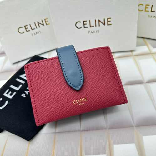 セリーヌ CELINE アコーディオン カードホルダー コピー 人気 ロゴ 