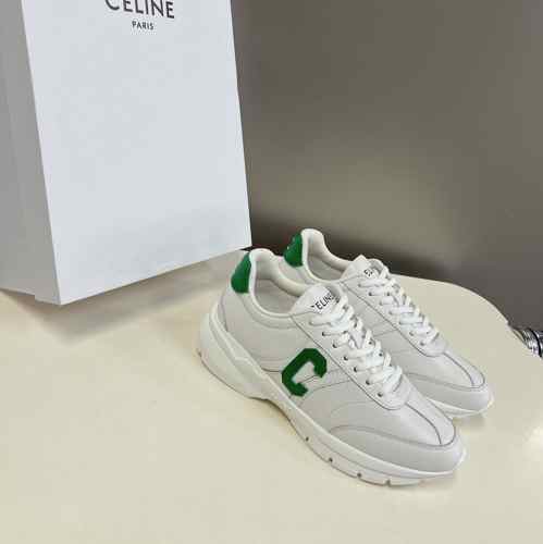 セリーヌ スニーカー コピー CELINE ランナー CR-02 レースアップ ロースニーカー 