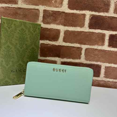 GUCCI スクリプト ジップアラウンドウォレット グッチ 財布 コピー 772642 グリーン