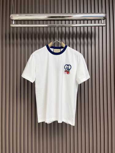 おしゃれ 定番 配色 合わせやすい グッチ Tシャツ コピー コットン ホワイト