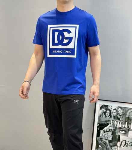 ドルチェ&ガッバーナ Tシャツ コピー 定番 カジュアル プリント クルーネック 半袖Tシャツ 