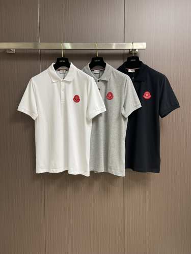 ロゴパッチ付き 半袖ポロシャツ モンクレール Tシャツ スーパーコピー