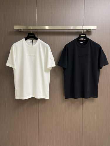 シンプル ロゴアップリケ 半袖Tシャツ モンクレール Tシャツ スーパーコピー