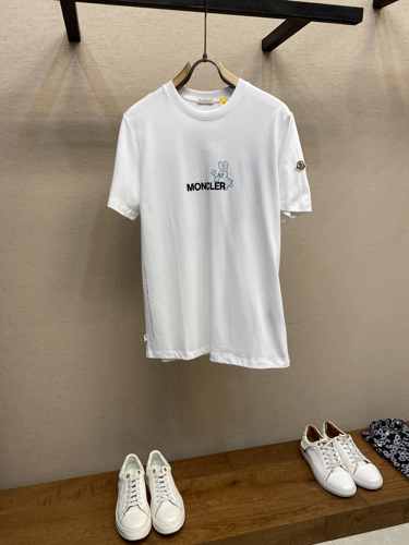 人気 Moncler x FRGMT コットン 半袖Tシャツ モンクレール Tシャツ スーパーコピー ホワイト