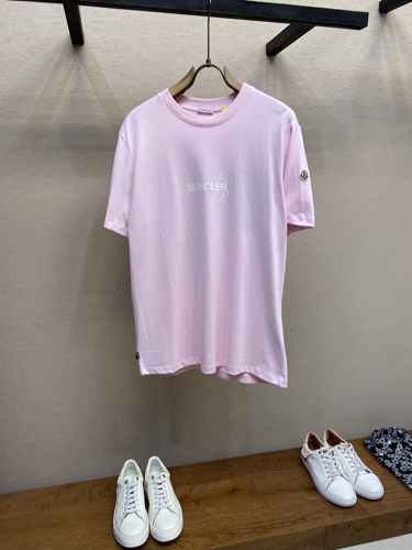 人気 Moncler x FRGMT コットン 半袖Tシャツ モンクレール Tシャツ スーパーコピー ピンク