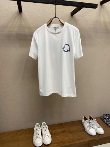 シンプル クルーネック 半袖Tシャツ モンクレール Tシャツ スーパーコピー ホワイト