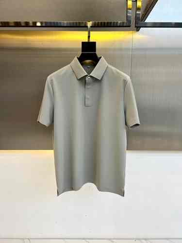シンプル 上品 快適 半袖ポロシャツ トムブラウン Tシャツ スーパーコピー グレー
