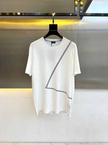 カジュアル おしゃれ エルメネジルド・ゼニア Tシャツ コピー ホワイト