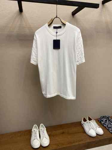 ショートスリーブシグネチャークルーネック ルイ・ヴィトン Tシャツ コピー ホワイト