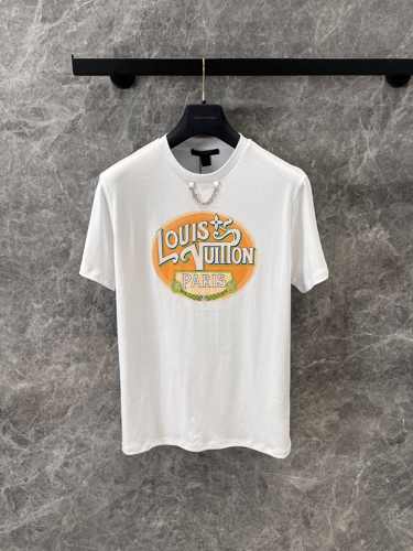 パリ トラベルスタンプTシャツ ルイ・ヴィトン 半袖Tシャツ コピー コットン