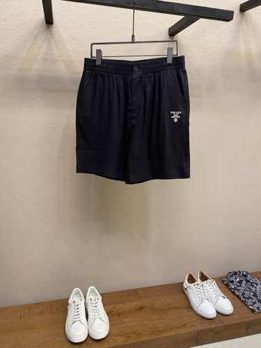 シンプル カジュアル ショートパンツ プラダ パンツ コピー 合わせやすい ブラック