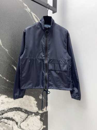 Re-Nylon ブルゾンジャケット プラダ ジャケット コピー レディース ネイビー
