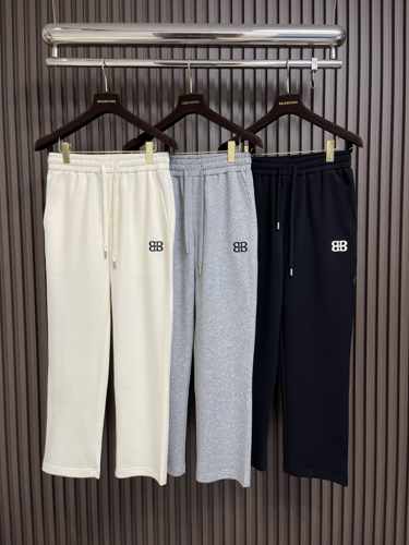 カジュアル ロゴ入り スウェットパンツ バレンシアガ パンツ コピー メンズ