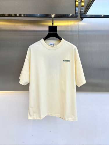 カジュアル リラックス 半袖Tシャツ バーバリー Tシャツ 偽物 クルーネック ベージュ 