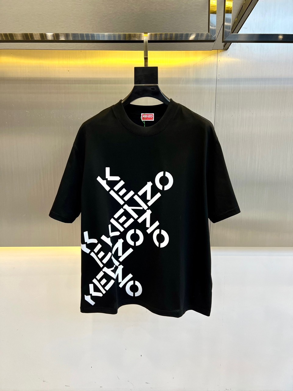 おしゃれ カジュアル プリント ケンゾー Tシャツ コピー 半袖Tシャツ ブラック
