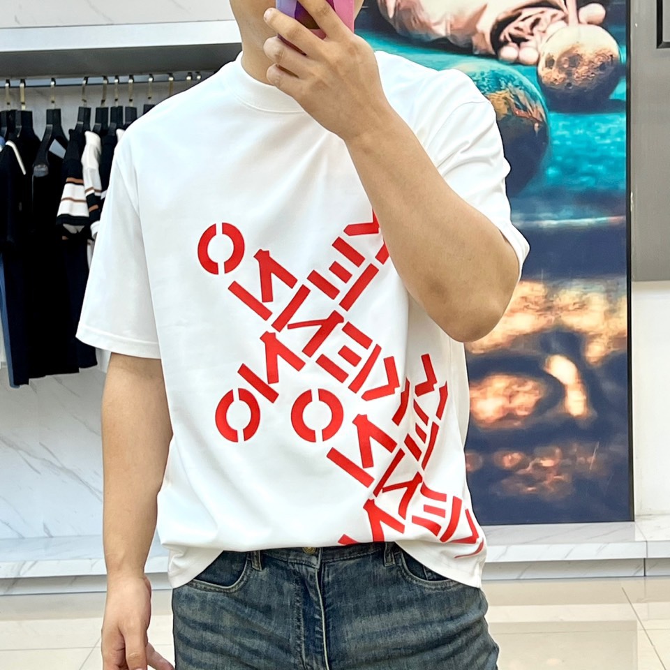 おしゃれ カジュアル プリント ケンゾー Tシャツ コピー 半袖Tシャツ ホワイト