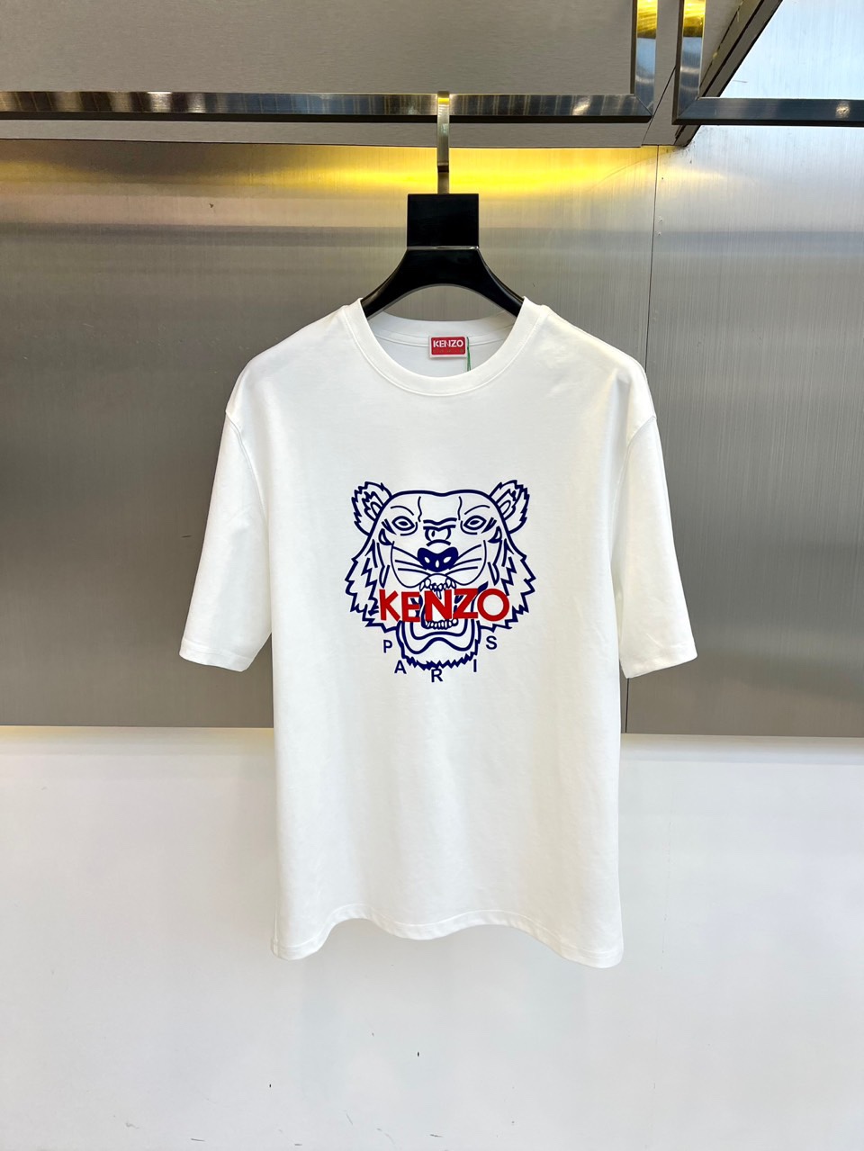 カジュアル ロゴ コットン 半袖Tシャツ ケンゾー Tシャツ コピー ホワイト