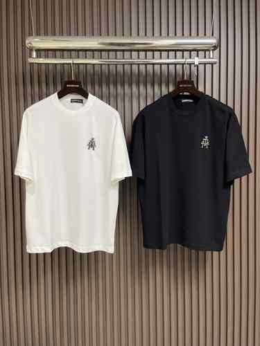 おしゃれ プリント 半袖Tシャツ クロムハーツ Tシャツ 偽物 コットン 