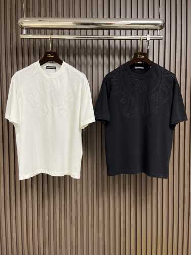 シンプル おしゃれ クルーネック 半袖Tシャツ クロムハーツ Tシャツ 偽物 コットン