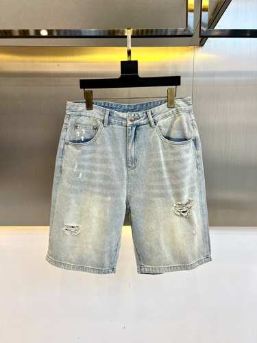 クロムハーツ パンツ 偽物 コットン デニム ショートパンツ 合わせやすい