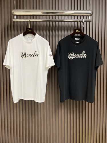 定番 カジュアル ロゴ 半袖Tシャツ モンクレール Tシャツ コピー コットン