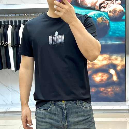 定番 カジュアル 半袖Tシャツ モンクレール Tシャツ コピー クルーネック ブラック