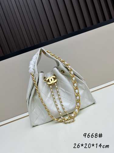 CHANEL25 ホーボーバッグ スモール シャネル バッグ コピー ホワイト