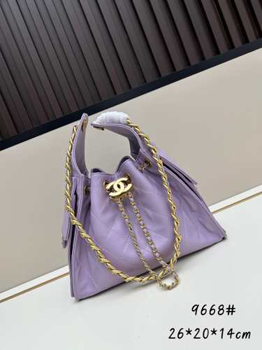 CHANEL25 ホーボーバッグ スモール シャネル バッグ コピー パープル