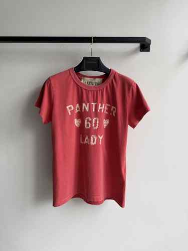 お洒落 プリントコットンTシャツ ヴァレンティノ Tシャツ コピー クルーネック