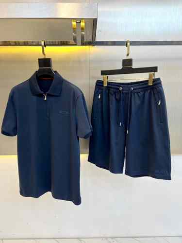 春夏 カジュアル 上下セット グッチ セットアップ 偽物 2点セット ネイビー