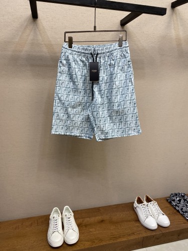フェンディ パンツ 偽物 合わせやすい 上品 カジュアル FFロゴ ショートパンツ 