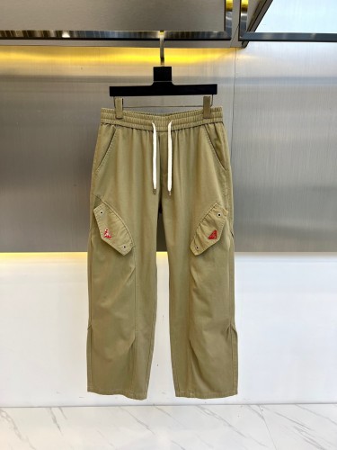 カジュアル ゆったり メンズ カーゴパンツ プラダ パンツ 偽物 コットン グリーン