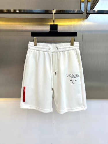 合わせやすい カジュアル ロゴ ショートパンツ プラダ パンツ 偽物 ホワイト