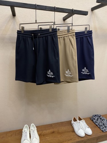 定番 カジュアル ロゴ ショートパンツ プラダ パンツ 偽物 メンズ