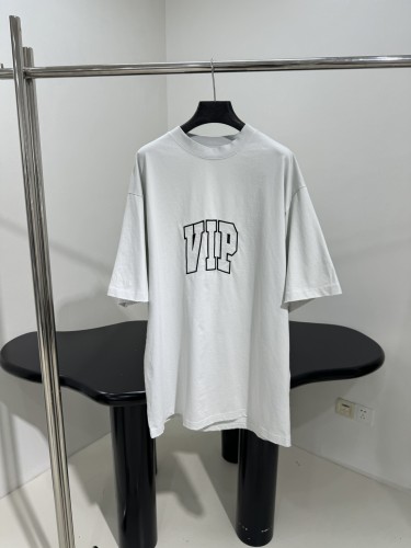 ユニセックス バレンシアガ Tシャツ コピー オーバーサイズ 半袖Tシャツ ホワイト