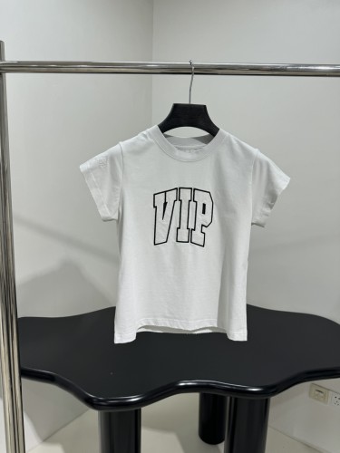 カジュアル フェンミン コンパクト 半袖Tシャツ バレンシアガ Tシャツ コピー ホワイト